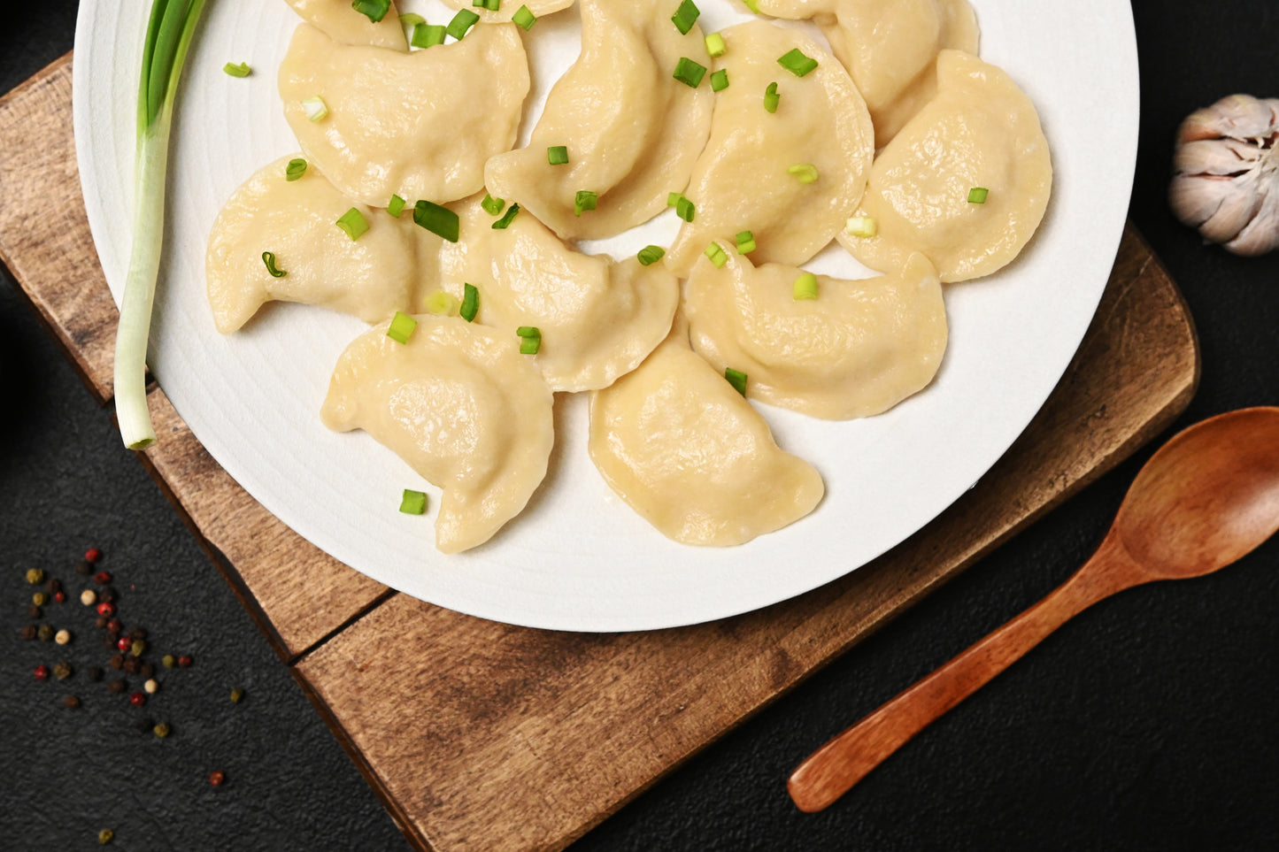 Varenyky with Potatoes and  Mushrooms