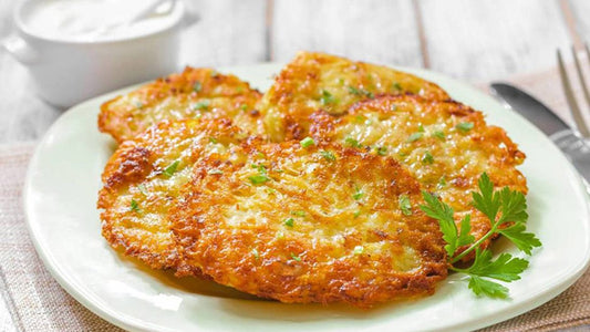 Deruny with Mushrooms: