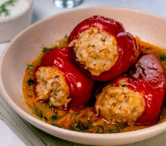 Stuffed Peppers with Meat (Chicken, Beef): Hearty, Flavorful, and Comforting (1kg)