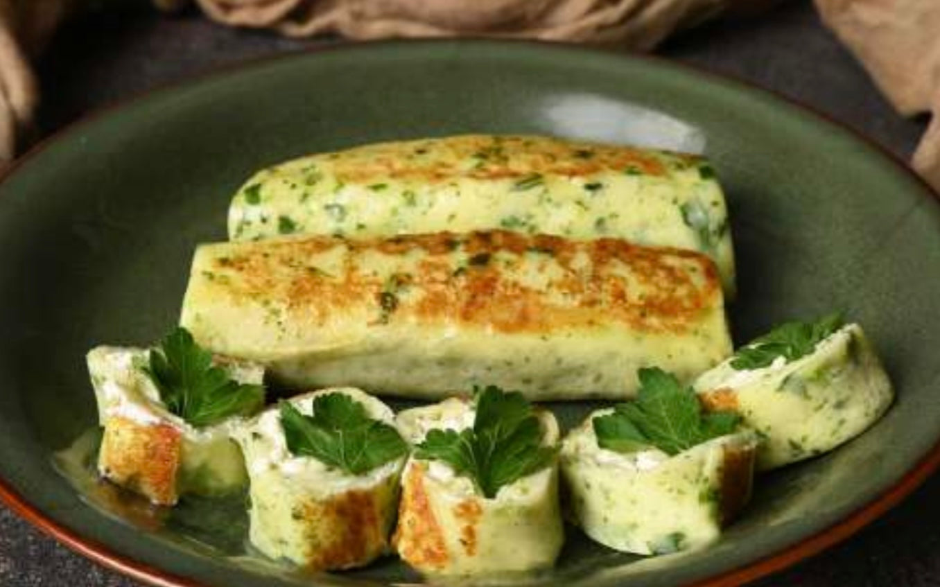Mlyntsi with Cheese and Spinach: Fresh, Savory, and Satisfying (1 kg)