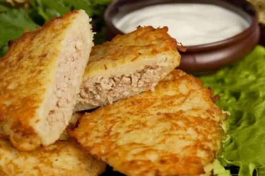 Deruny with Meat  (Chicken/Beef)